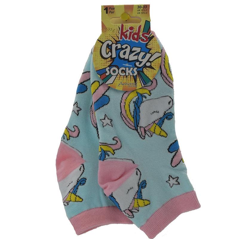Crazy Socks Kids Einhorn 30-33